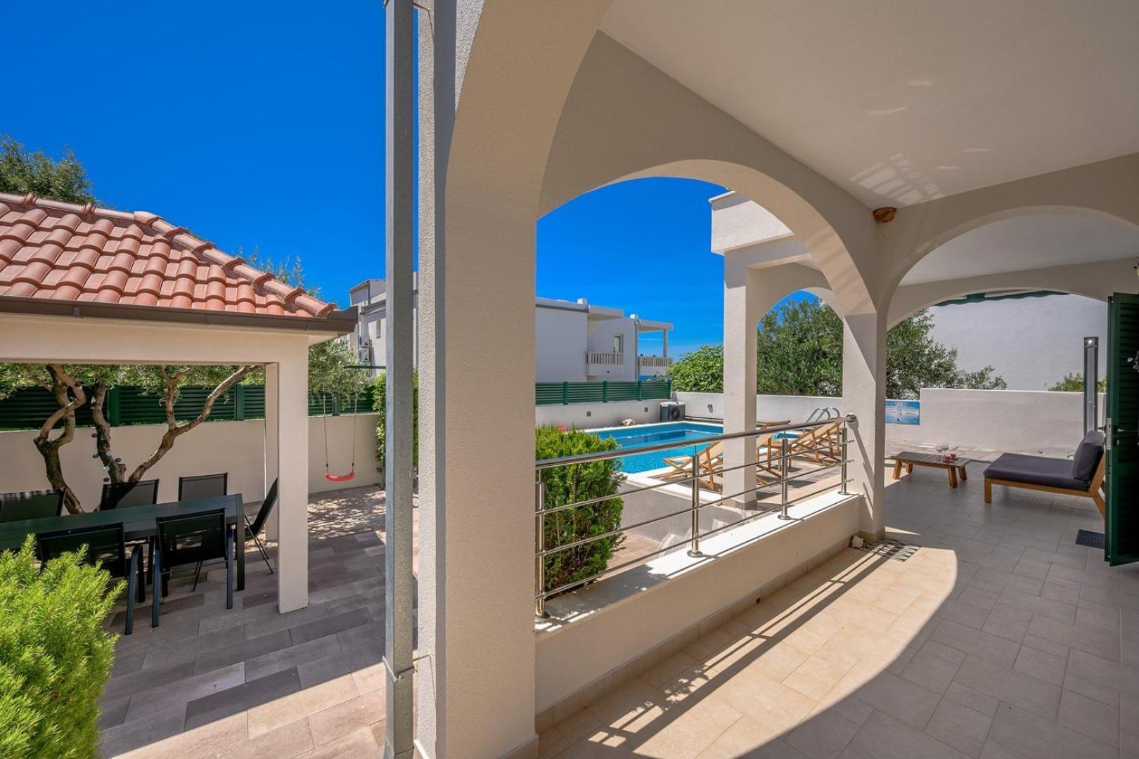 Sea Flower Beachfront Villa Sevid Exterior photo