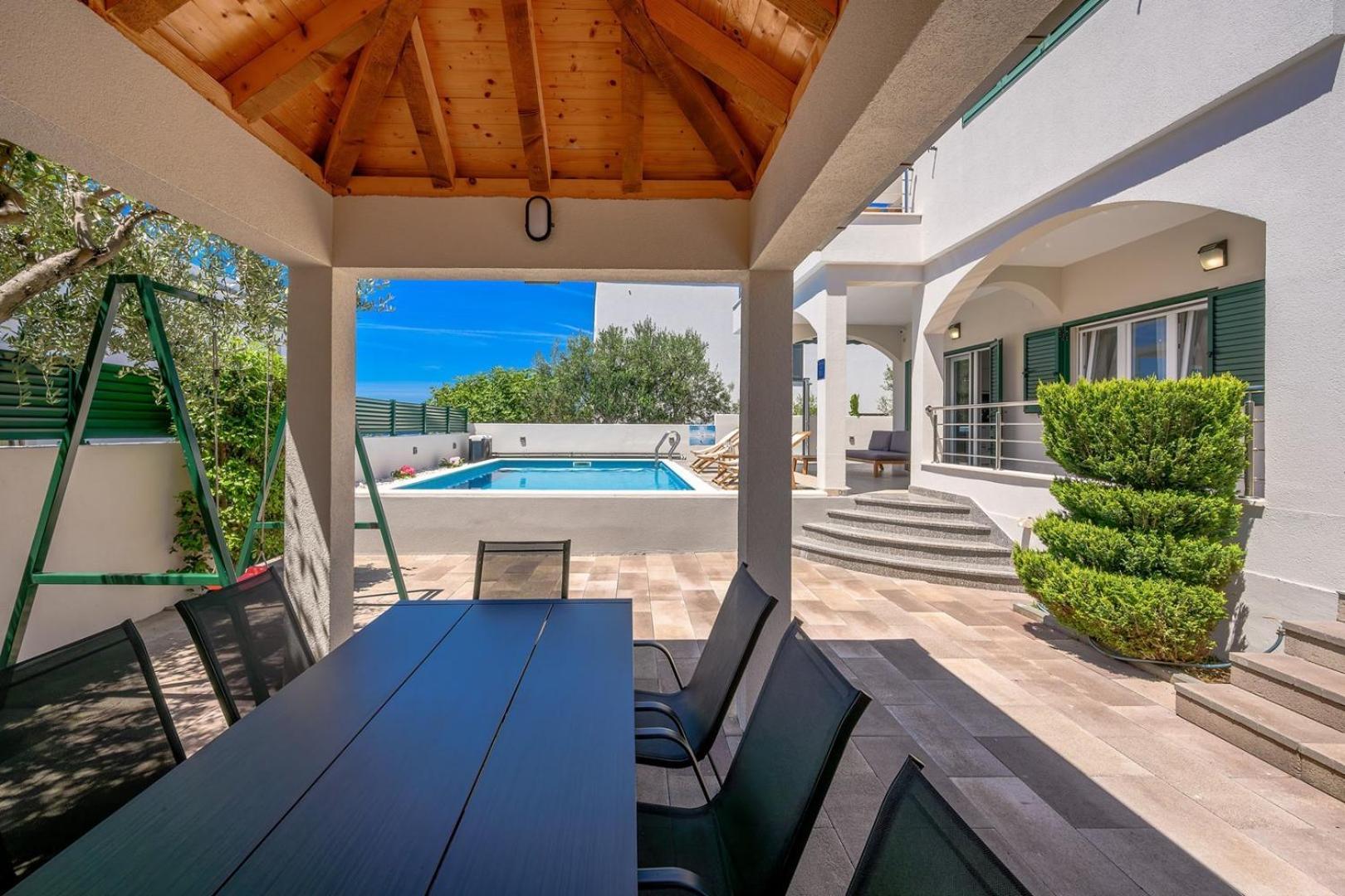 Sea Flower Beachfront Villa Sevid Exterior photo
